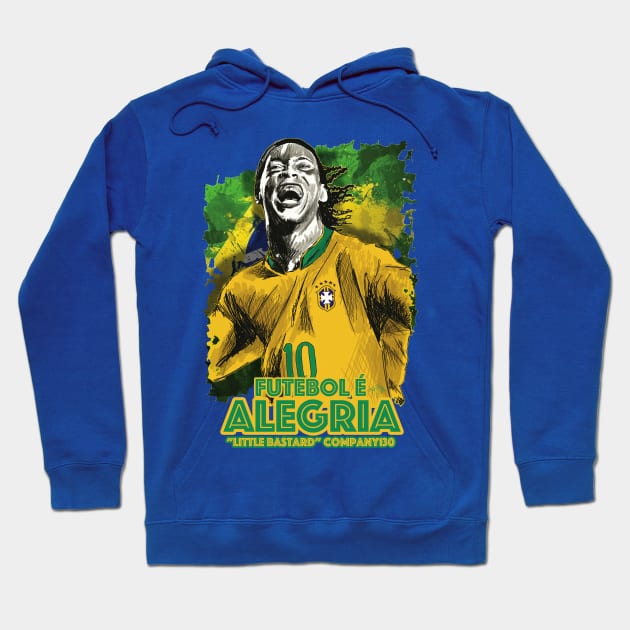 Futebol é Alegria Hoodie by LittleBastard